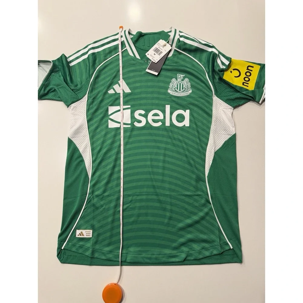 Adidas Newcastle United Away Jersey Green White JI7383 Mens Medium NWT
